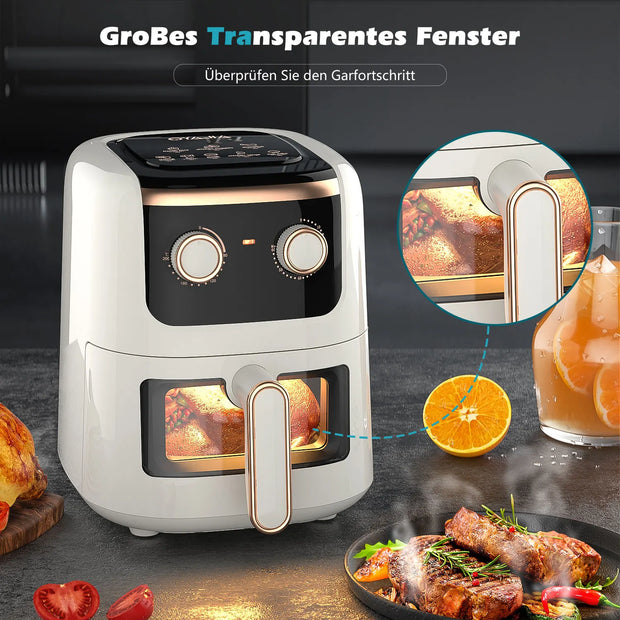 Friteuse à Air manuelle OYAJIA 5 L Design